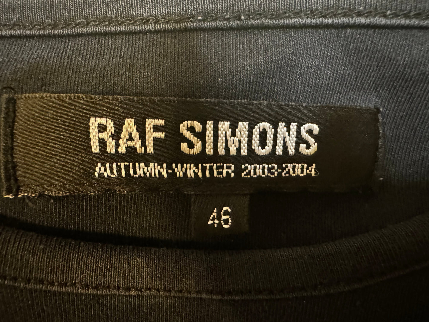 Raf Simons AW 2003 Closer Long Sleeve T Shirt