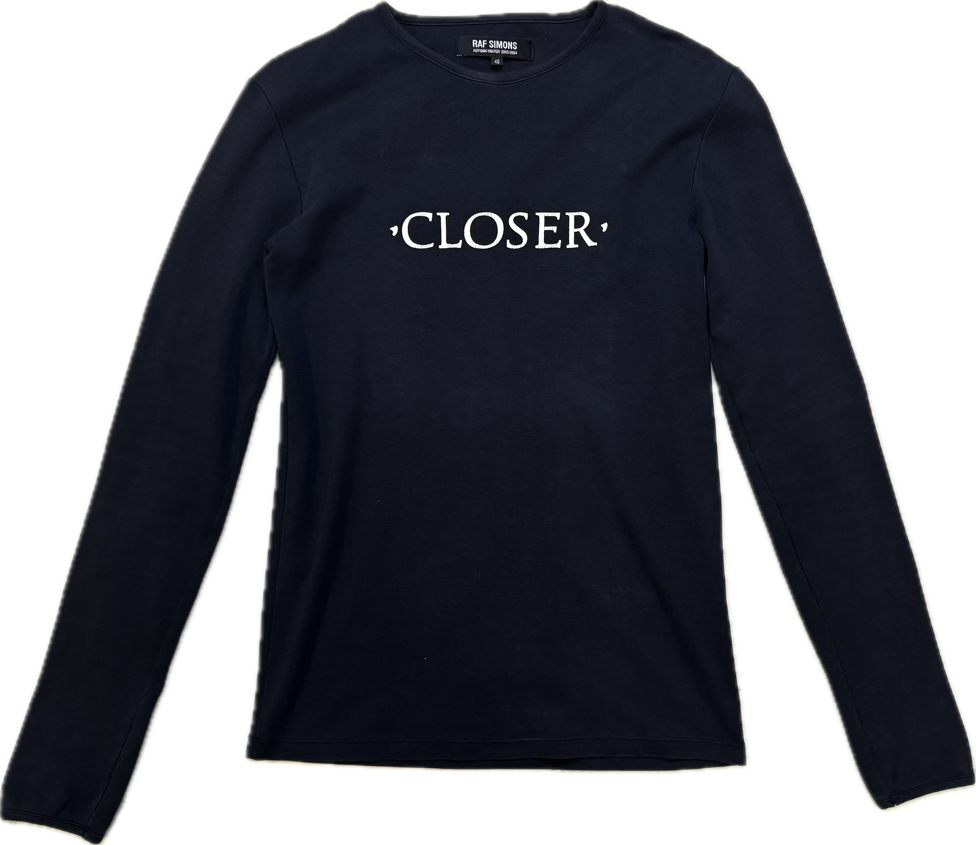 RAF SIMONS ロンT AW 2002-2003 Raf Simons AW 2003 Closer Long Sleeve T Shirt – First Times