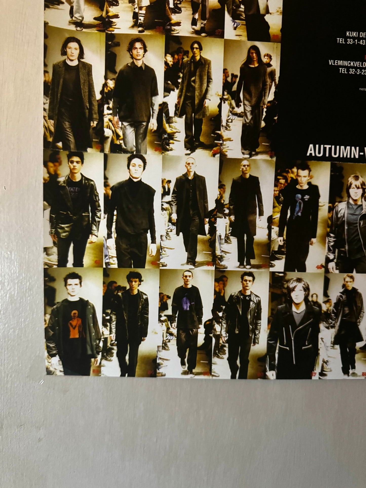 Raf Simons AW 1997-98 Runway Poster