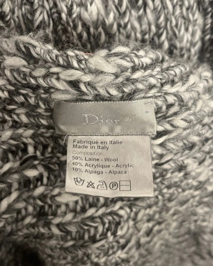 Dior Homme AW 2007 Navigate Wool Scarf