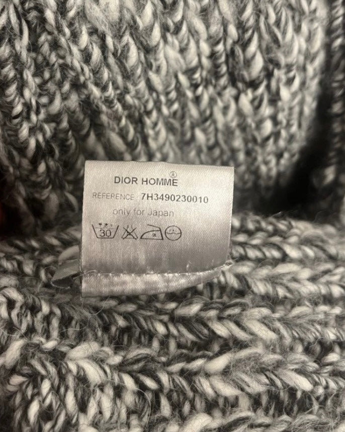 dior homme スカーフ　マフラー　AW07 Navigate Dior Homme AW 2007 Navigate Wool Scarf – First Times Worldwide