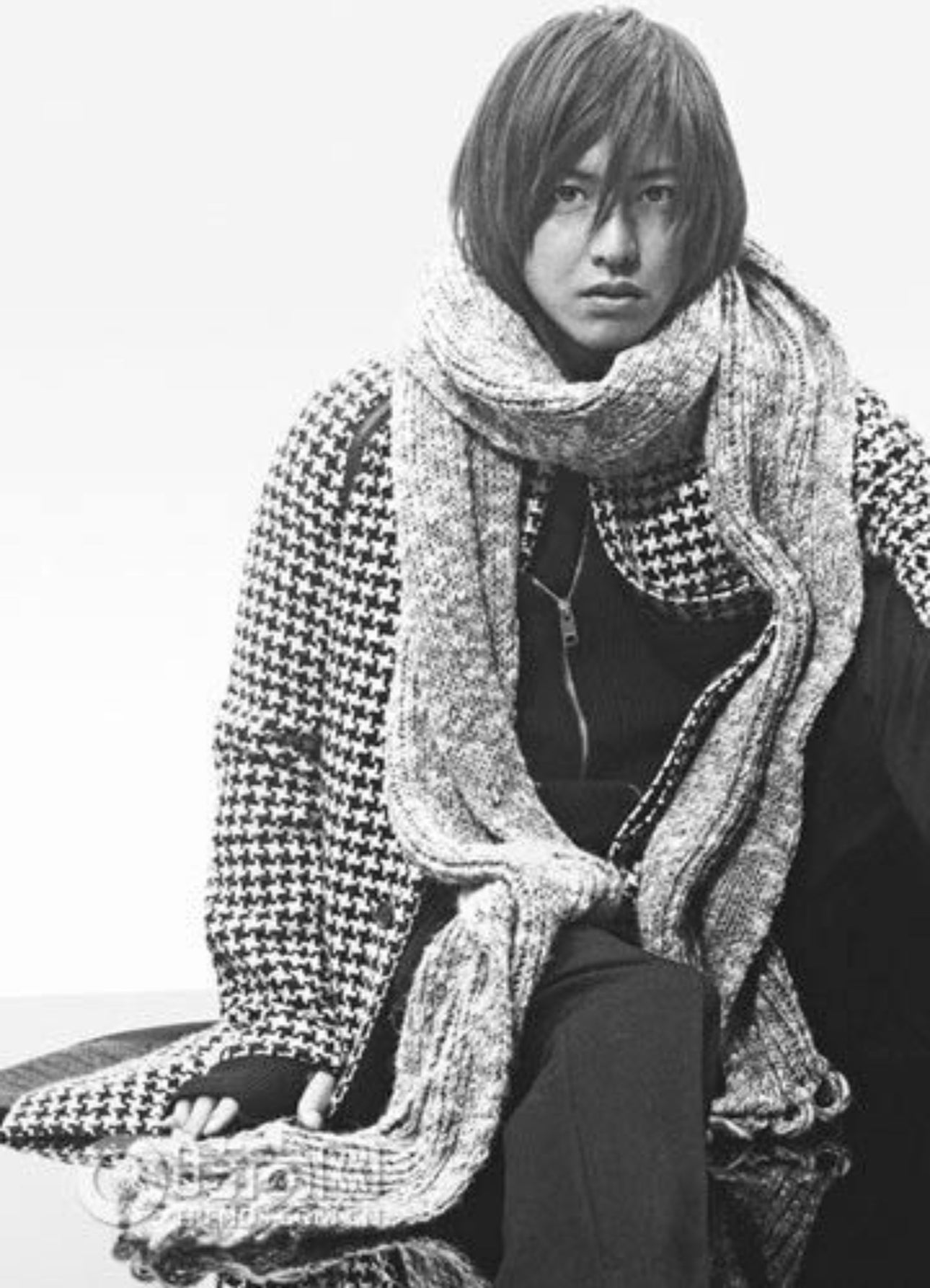 Dior Homme AW 2007 Navigate Wool Scarf