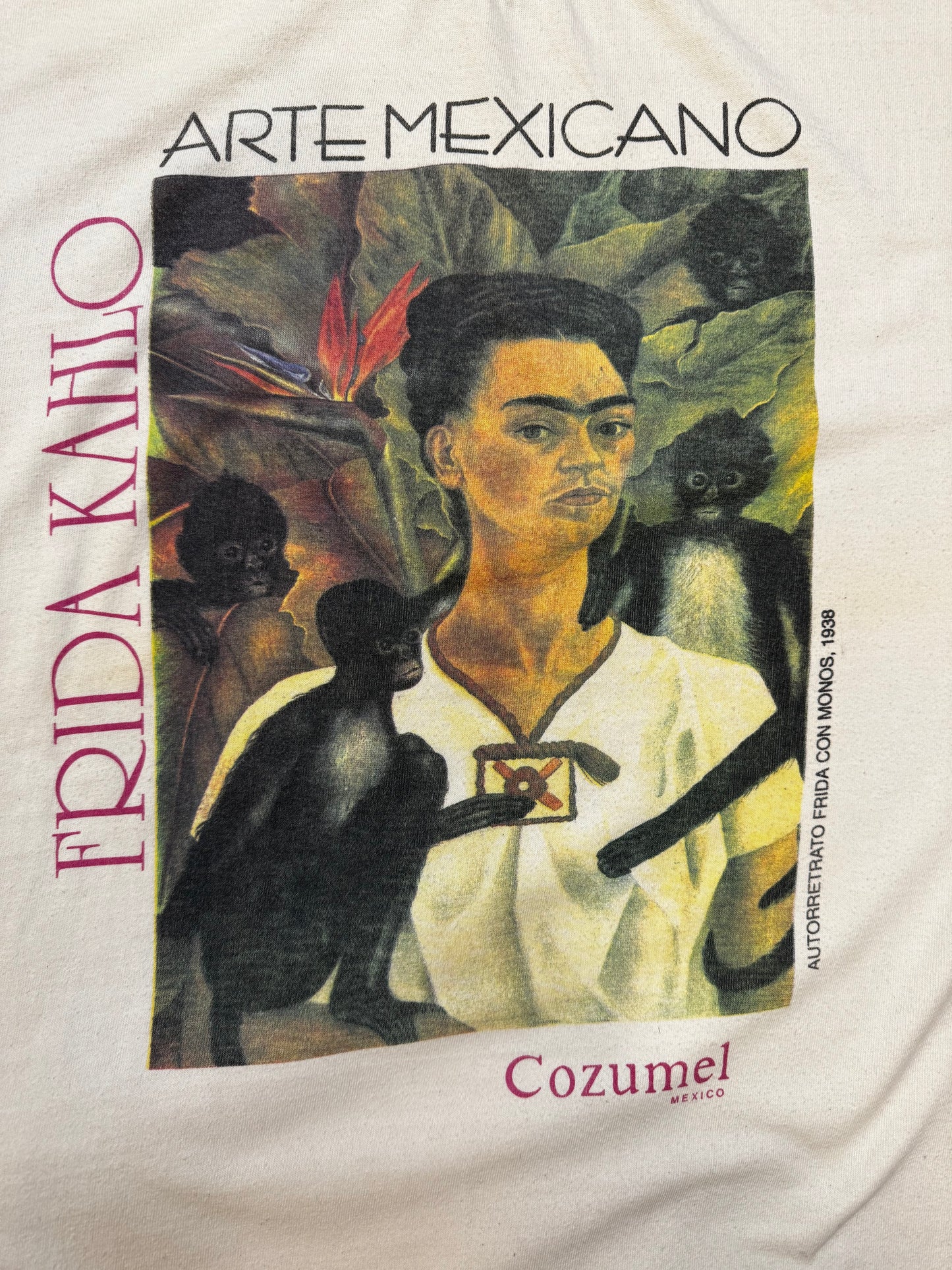 1990's Frida Kahlo Vintage Art T Shirt