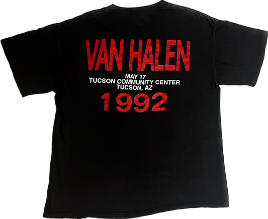 Vintage 1992 Van Halen Band Tour T-shirt