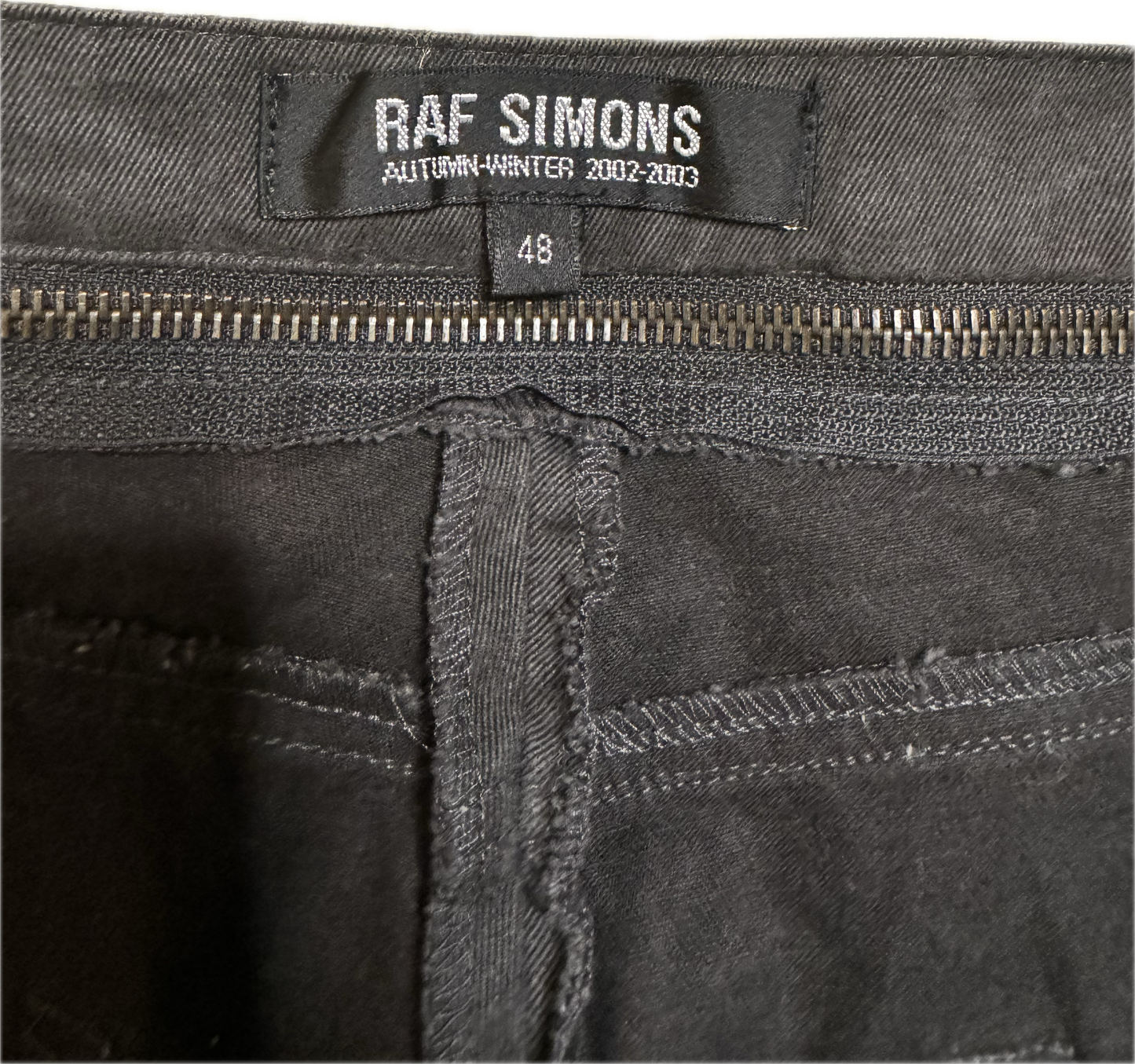 Raf Simons AW 2002-03 Waist Zip Pants