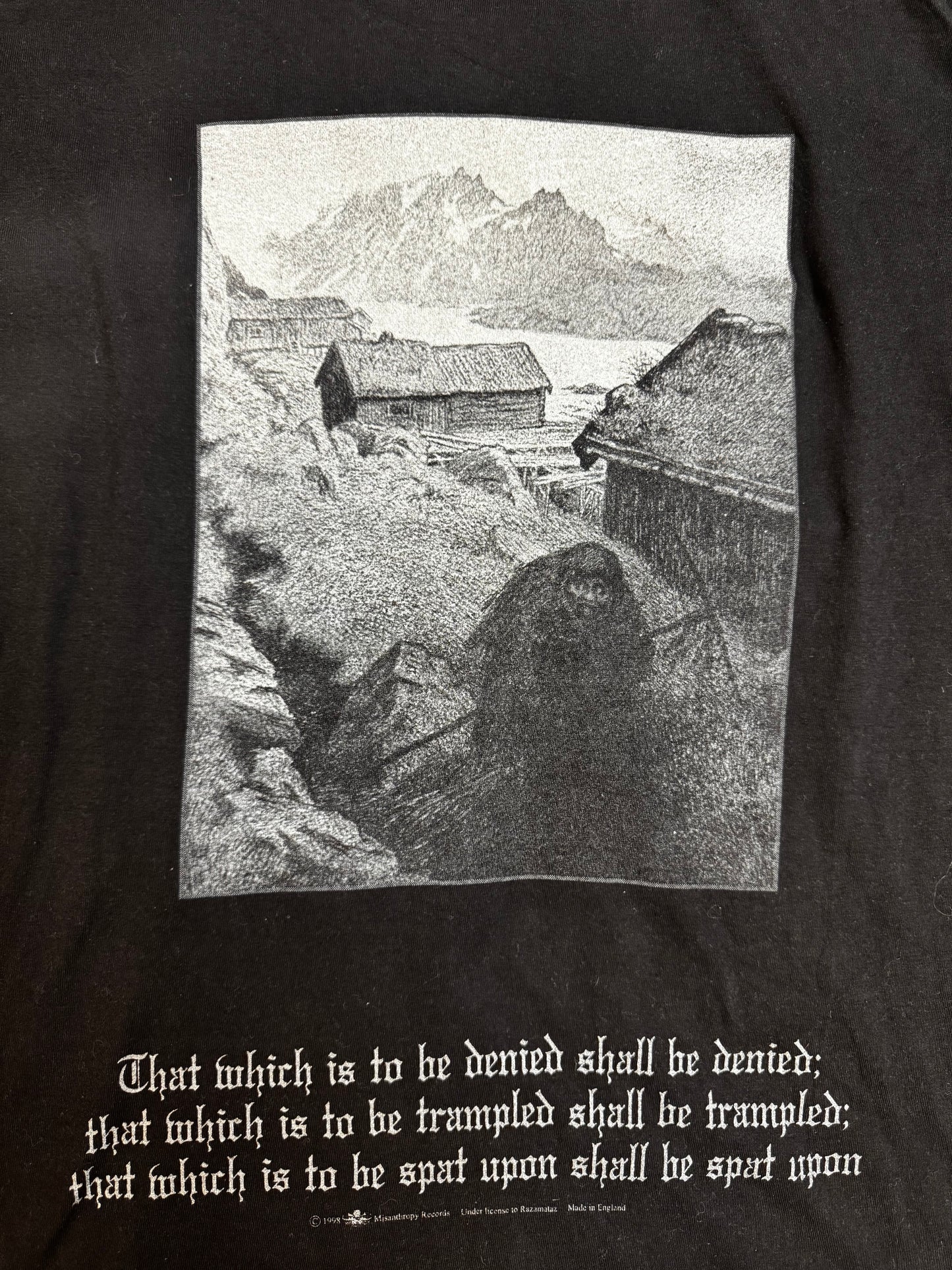 90's Burzum Vintage Long Sleeve T Shirt