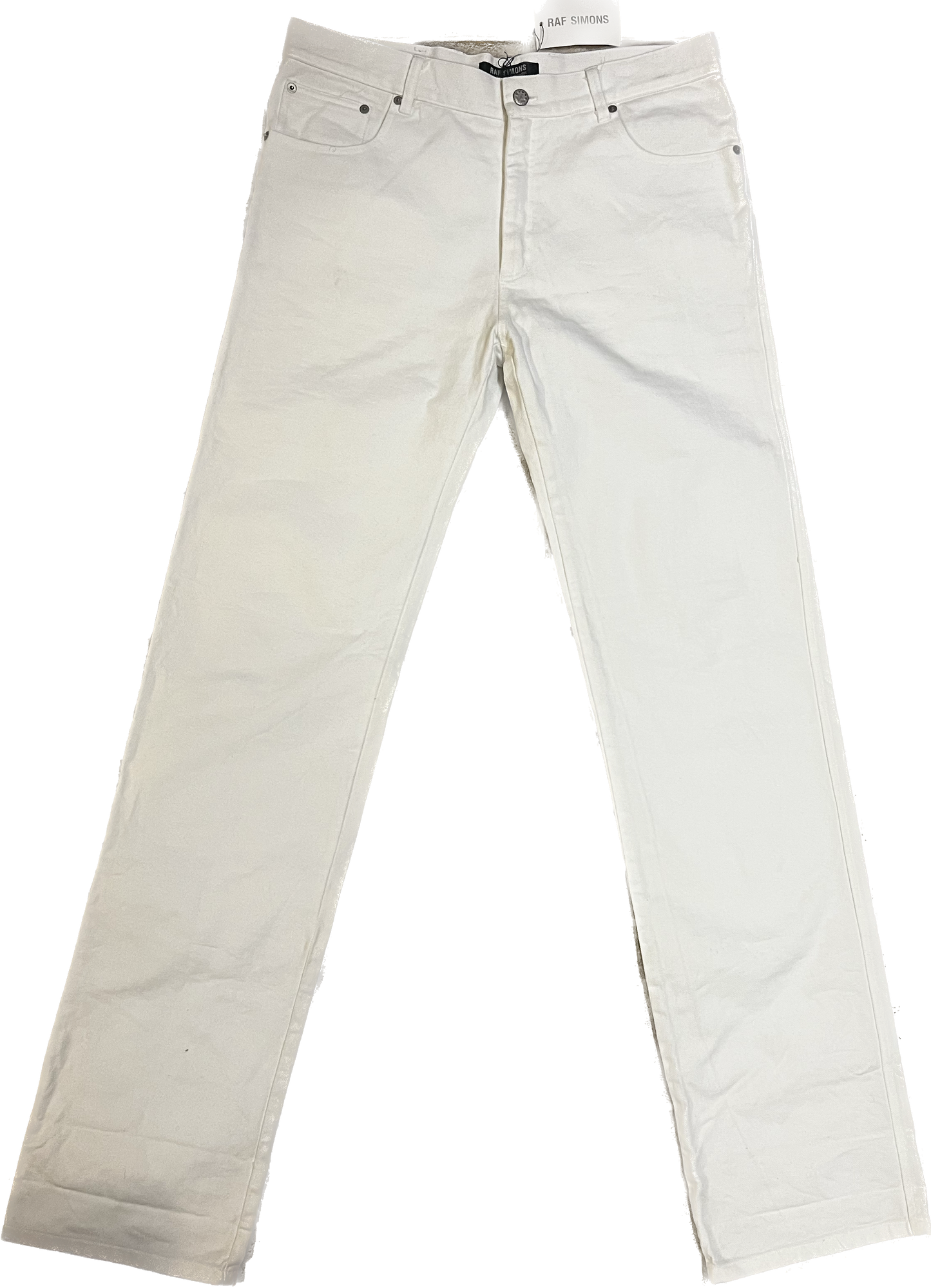 Raf Simons 2004 Waves White Jeans