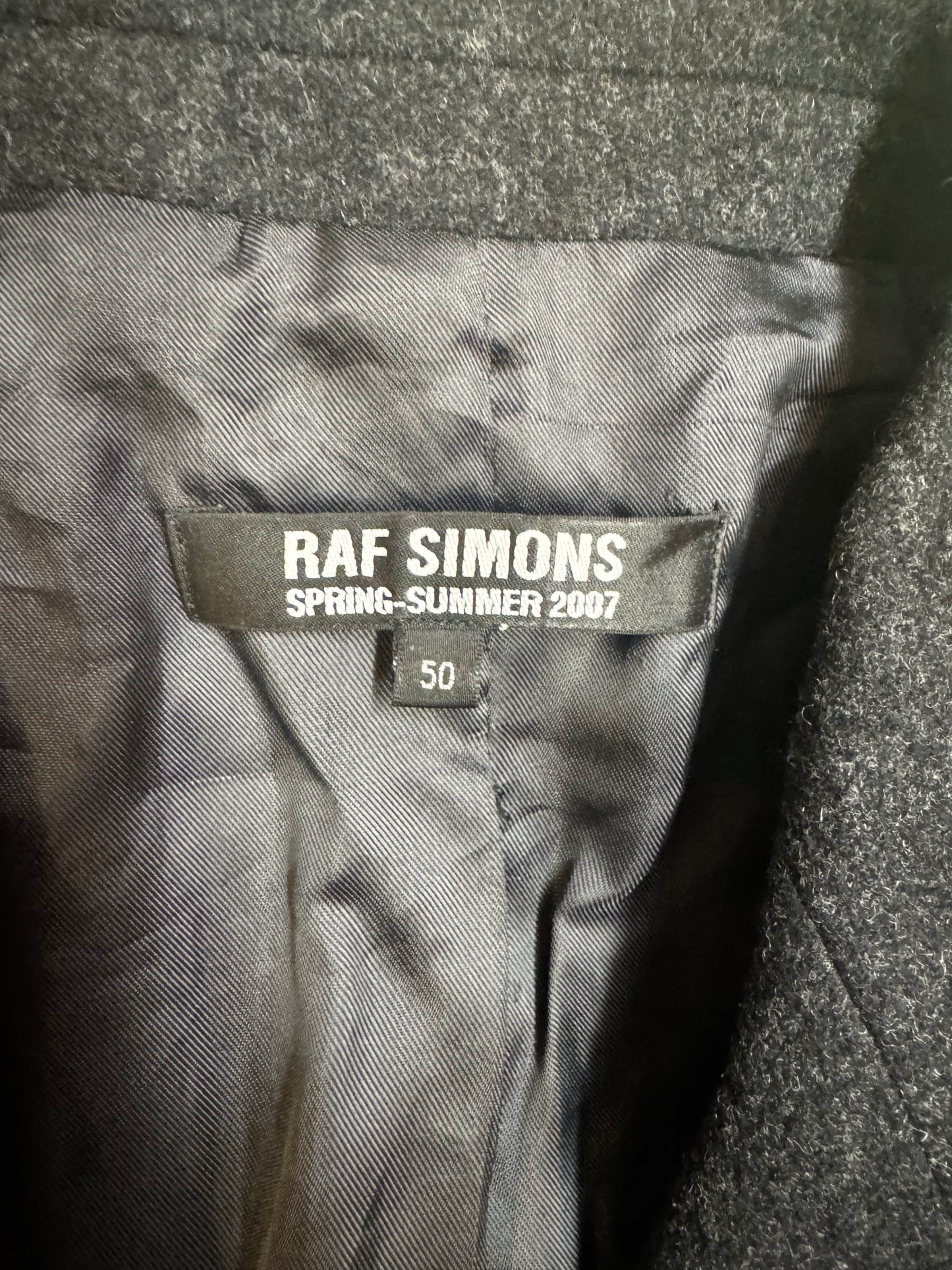 Raf Simons SS 2007 Pea Coat