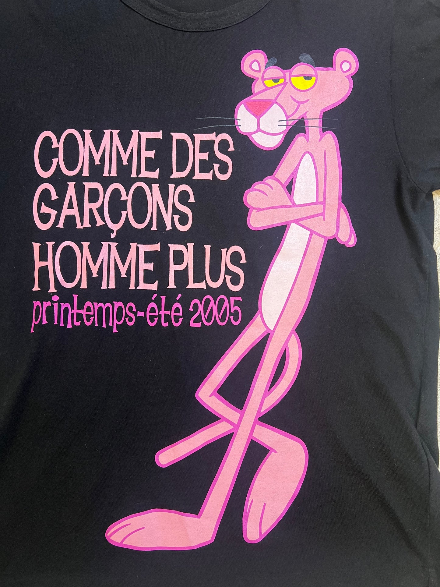 Comme Des Garçons Homme Plus 2005 Pink Panther T-shirt