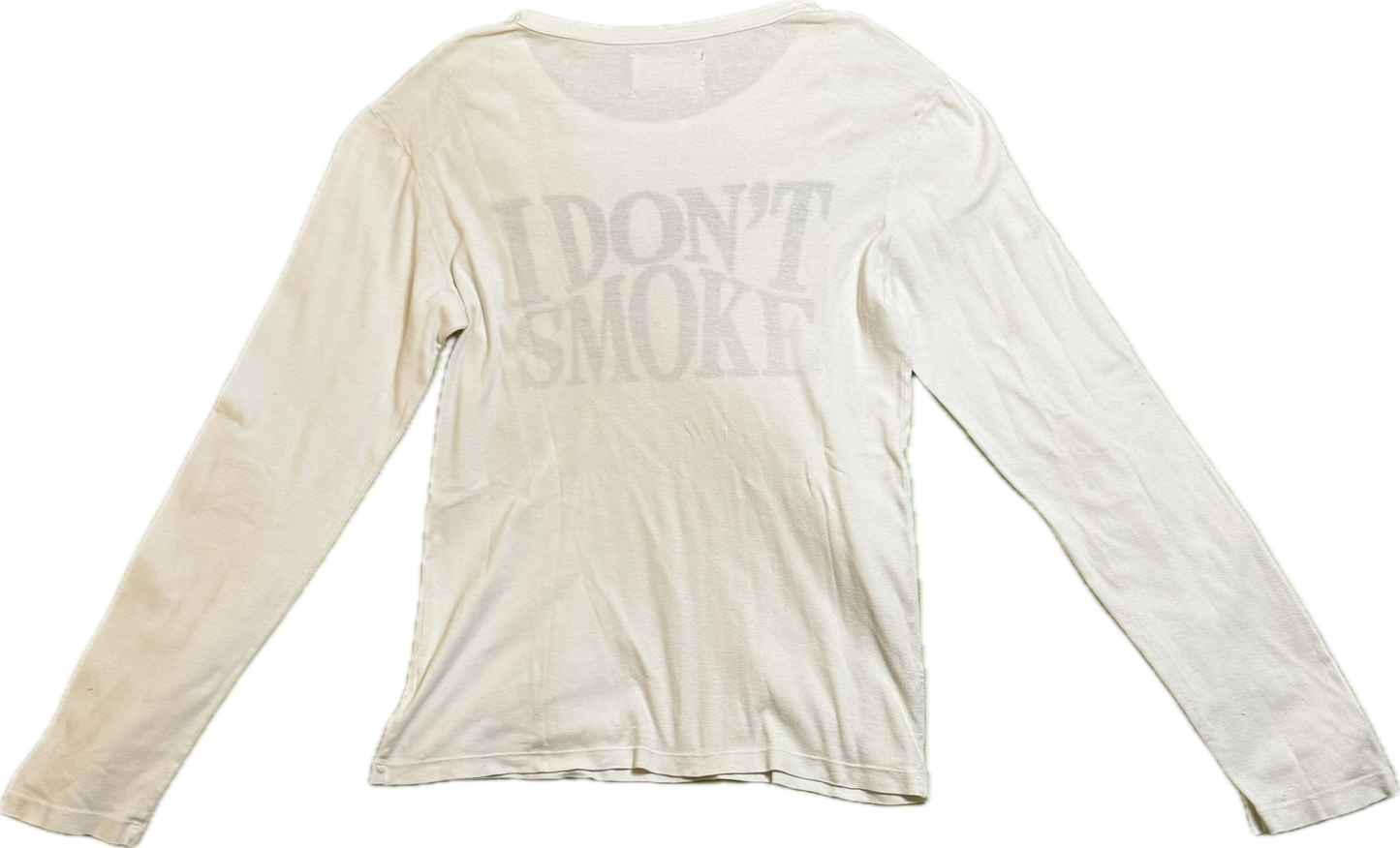 Maison Martin Margiela AW 2006 "I Don't Smoke" Inside Out Long Sleeve Shirt