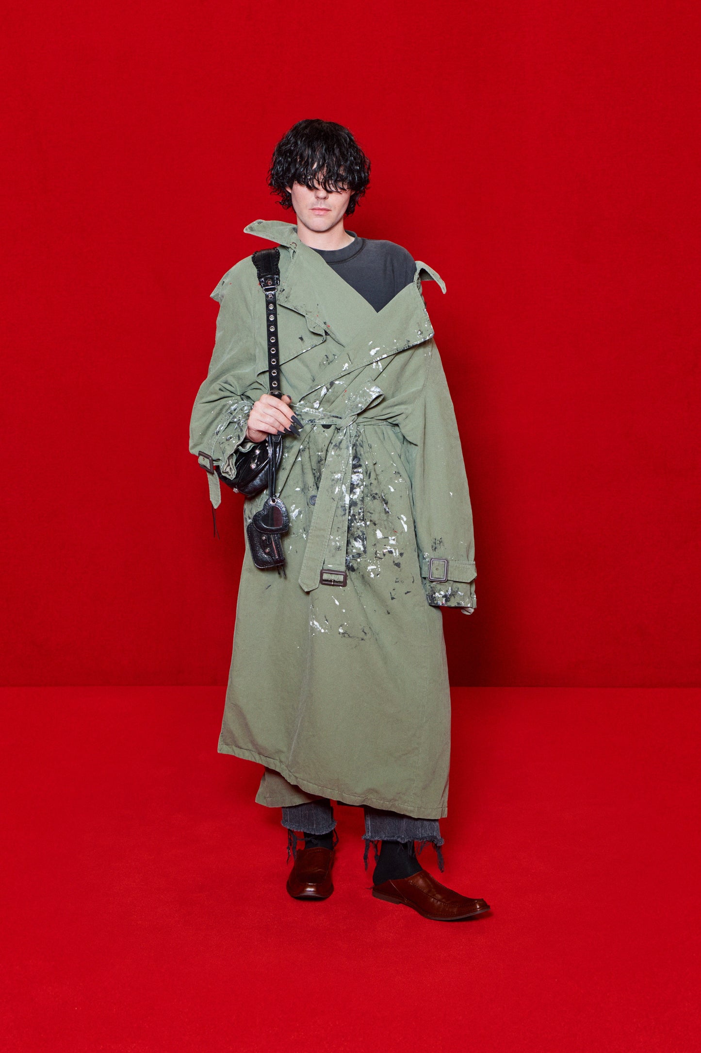 Balenciaga Summer 22 Artist's Trench Coat